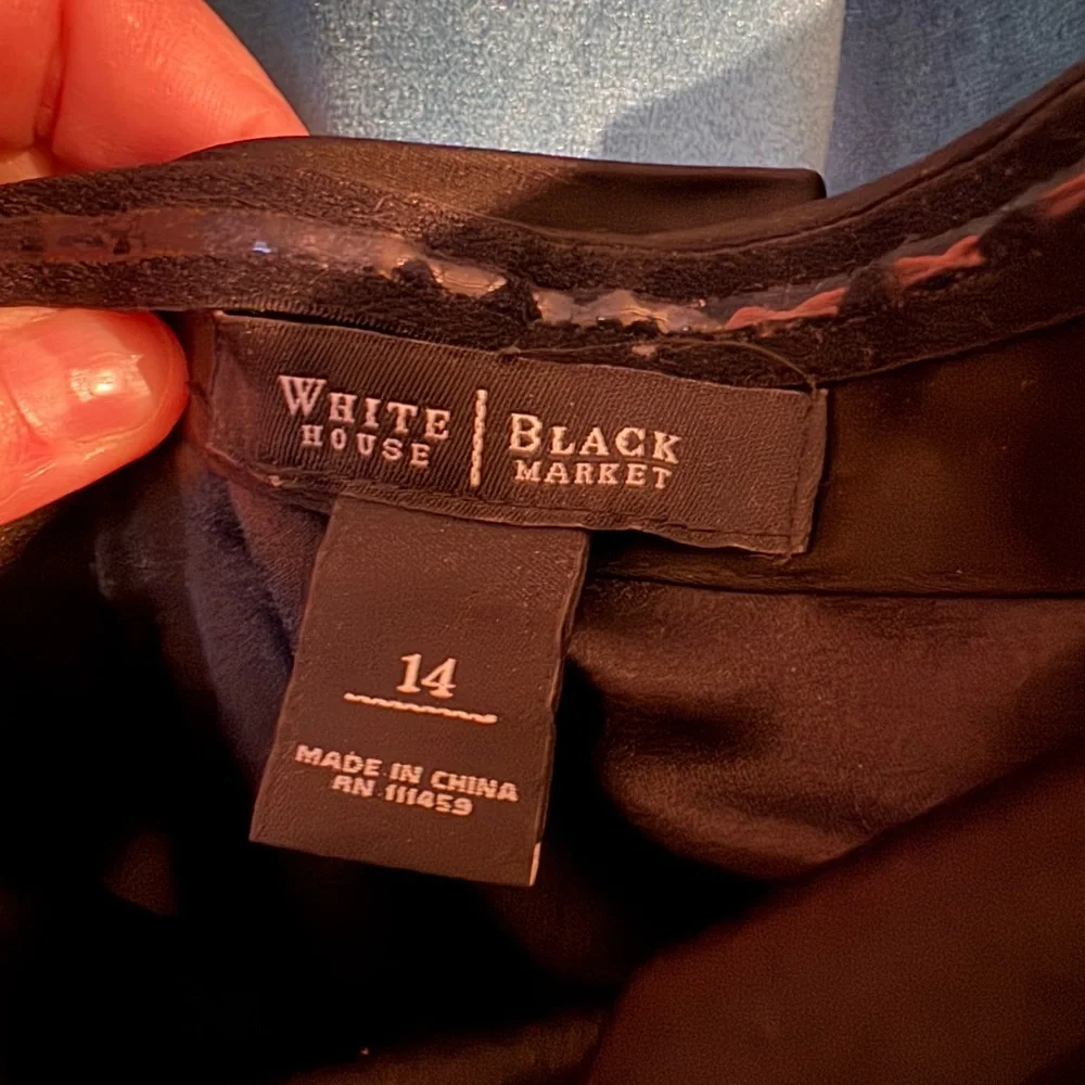 Black high low White House Black Market gown - Picture 2 of 3